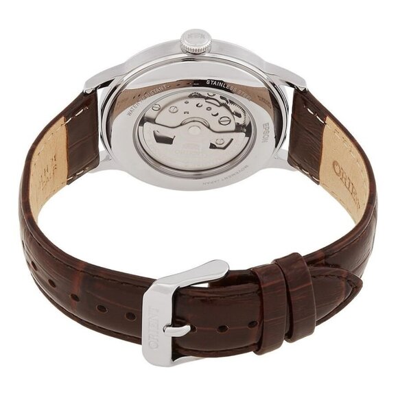 NWT Authentic Orient Bambino Automatic Bordeaux Dial Men's Watch - Picture 3 of 4